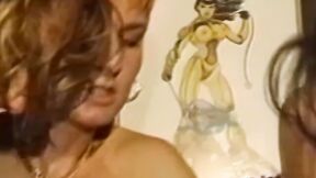 Group of lesbian girls test their limits with speculum play
