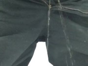 PISSING with COCK PLUG