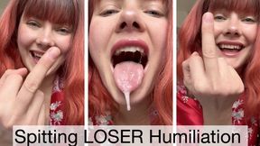 Spitting LOSER Humiliation