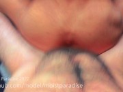 Papi peludo cachondo le mete su verga venosa a pelo en el culo de flaco latino caliente solo en casa