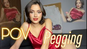 Time to fuck your pathetic ass with my strap-on cock POV | Lady Perse