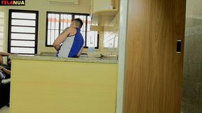 novinho dotado fode ruiva gostosa na cozinha