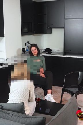 Home Delivery. the Glovo Delivery Man Can&#039;t Resist the Spectacular Ass of the Brunette Babybell