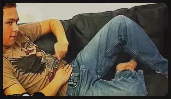 Emo Hunk Masturbates to Intense Orgasm