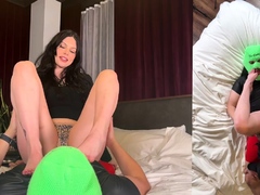 Goddess Sydnie - Foot Worship With Cowboy Strapon