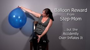 Balloon Reward From Step-Mom... but She Accidently Over-Inflates It - Kylie JacobsX - MP4 720p HD