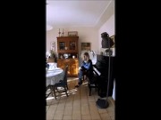 Julia Cool Shoe Dangling Nylon under Denim