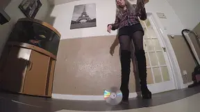 Sophie CD Stomping Under Her Big Boots FLOOR CAM