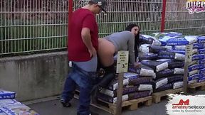 Horny Teen Gets Banged in Public Hardware Store