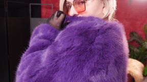 Hot Fur Coat Collection - Part 2. Fetish MILF Arya Grander