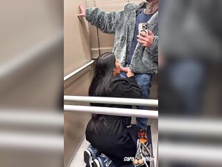 Deeptroath, Bang Hard, Squirt and Cum Face in the Elevator with Chris Diamond