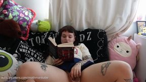 weird booktok girl wants you to join her book club - fuck machine masturbation