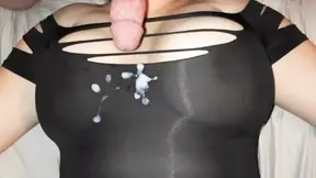 Step mom gets surprised by neighbor's old cum