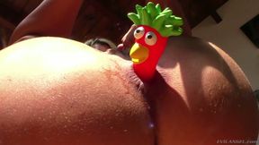 Lush Layla Price shows ass in close up and toys both holes