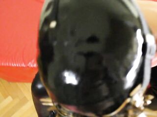 hard unfathomable minet latex mask pink mother i'd like to fuck black german s&m shiny pov