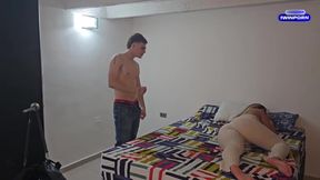 Stepsons Big Dick Sneaks In Bed Fucks Blonde Stepmom Creampie Gush Destroyed