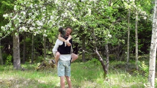 Tied up in a blooming apple tree - RosenlundX - 4K