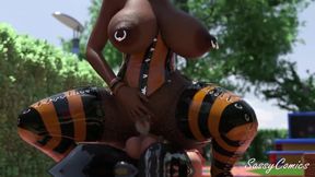 Trans Bimbos Fucking on the Playground
