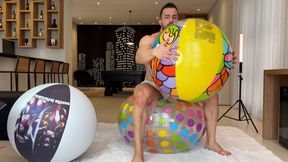 Big Beach Ball Sit Pop Domination