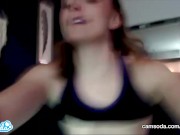 CamSoda - Tori Black gives you an up-close look at her sweet pussy while she masturbates
