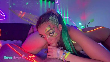 Rave Girls Sasha Tatcha And Tiny Rhea Spiral Into Bedroom Mayhem!