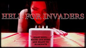 Hell for Invaders (insertion, boobcrush, buttcrush, anal vore)