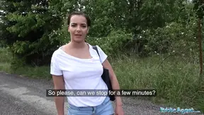 Public Porn Hot tourist Sophia Laure fucked and creampied