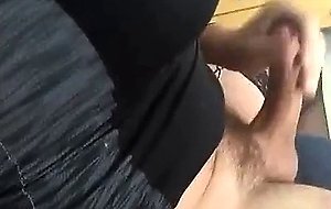 big tits, stockings & cumshot