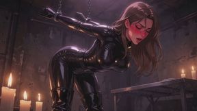 Bondage Stories #139B: Catsuit Agent's Bound Confession (Animated)