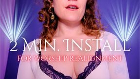 2 Min. Installation for Worship Realignment