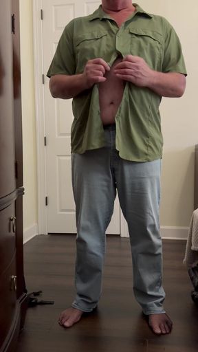 Doing a Little Striptease