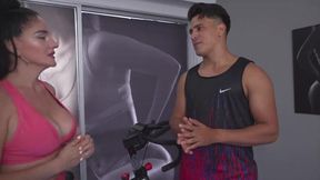 Unexpected Gym Encounter with My Best Friend's Stepmom: A Workout to Remember with Stella Osorio