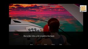 Amateur 3D Hentai Couple Explores Erotic Visual Novel Gameplay Together