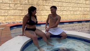 I couldn't hold back my desire and I fucked my little stepsister hard