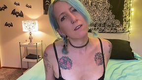 joi from small titty blue haired goth girlfriend sweet gentle aftercare