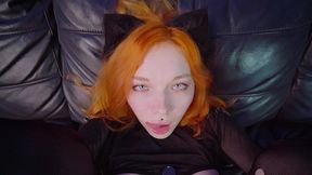 sexy kitty craving for some milk