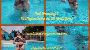 Pool Wrestling 2 TX Jack and Peyton vs OK Andi and Gene wmvsm