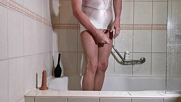 Sissy Slut Michelle in a New Lingerie Preparing Before a Date in a Hotel of Turkish Bodrum