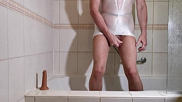Sissy Slut Michelle in a New Lingerie Preparing Before a Date in a Hotel of Turkish Bodrum