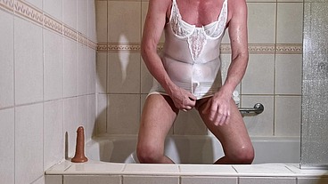 Sissy Slut Michelle in a New Lingerie Preparing Before a Date in a Hotel of Turkish Bodrum