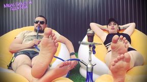 Lick Feet of Alpha Couple, Get Dose of Humiliations and Cum After Cum Countdown