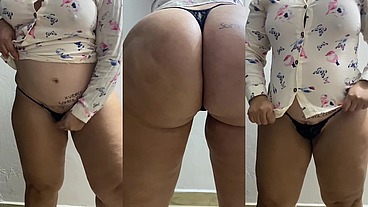 Madrastra Latina con hermoso y Perfecto culo redondo