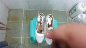 White Patent Pumps Cumming