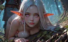 Fantasy Elf Slut Fucks Goblins, Orcs and Gets Pregnant