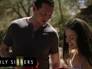 FAMILY SINNERS - Step Cousins Can’t Resist Every Other Anymore And End Up Banging During the time that Everybody Is Away