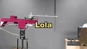 Delores gets her ass whipped by a machine