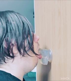 Big Dildo Deepthroat