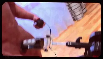 Masked Muscle Brad's Intense Solo with a Flashlight Toy