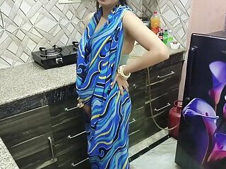 Indian beautiful bhabhi get seduced her neighbour with her milky boobs in hindi audio