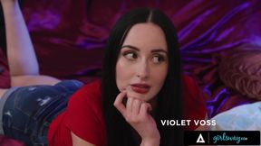 GIRLSWAY - Angry Charlie Valentine Confronts Violet Voss Over House &amp; Ends Up With Hot Sex